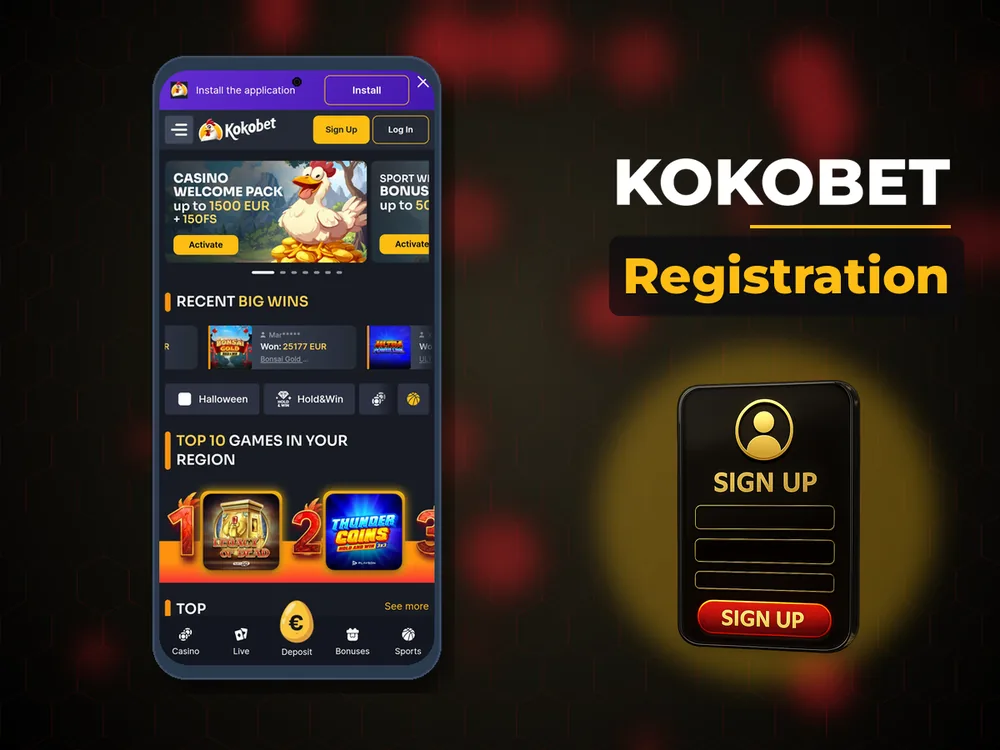 KoKobet - Registration