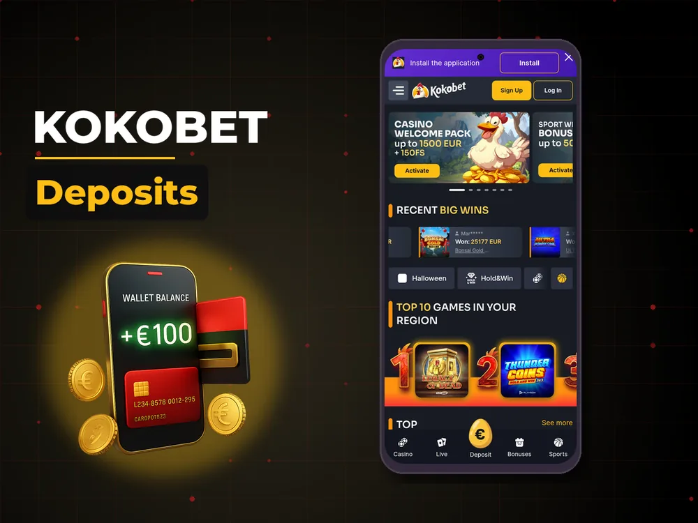 KoKobet - Deposits